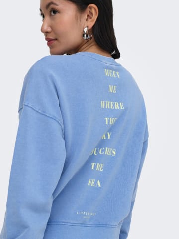 ONLY Sweatshirt lichtblauw