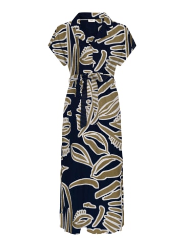 JDY Kleid in Khaki/ Dunkelblau