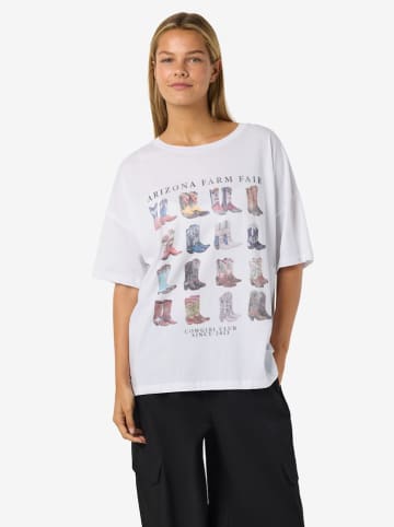 Noisy may Shirt in Weiß