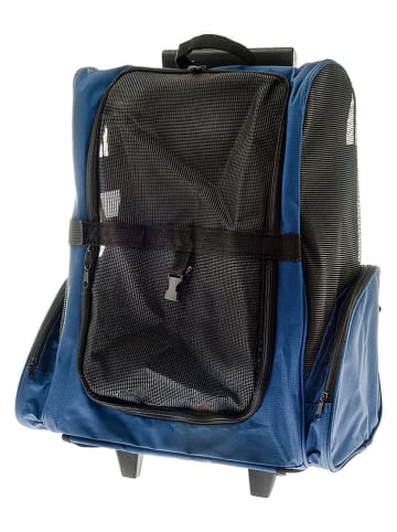 Petisimmo Plecak transportowy w kolorze niebieskim - 35 x 49 x 27 cm
