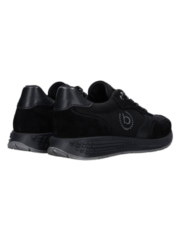Bugatti Leren sneakers "Rough" zwart
