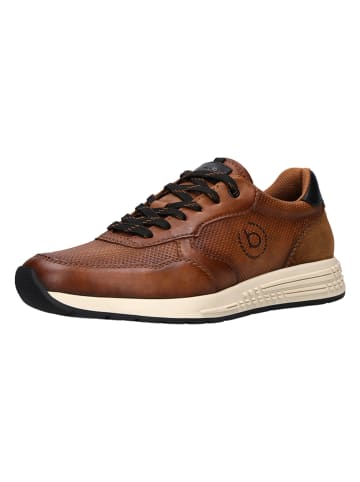 Bugatti Leren sneakers "Rough" lichtbruin