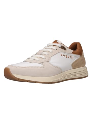 Bugatti Leder-Sneakers "Rough" in Beige