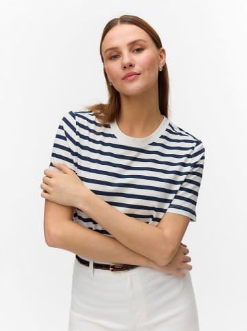 Vero Moda Koszulka w kolorze biało-granatowym