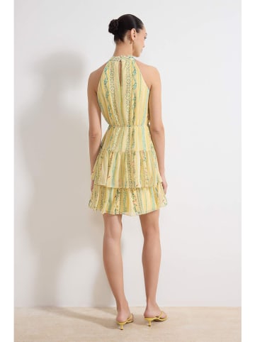trendyol Jurk geel/turquoise