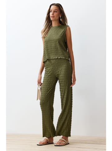 trendyol 2-częściowy zestaw w kolorze khaki