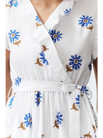 trendyol Kleid in Weiß/ Blau