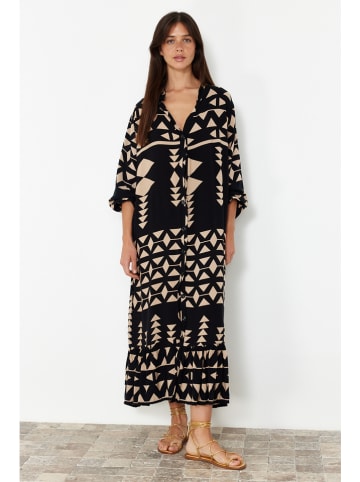 trendyol Jurk zwart/beige