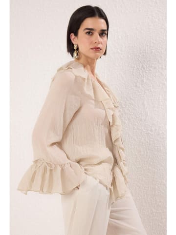 trendyol Blouse zandkleurig