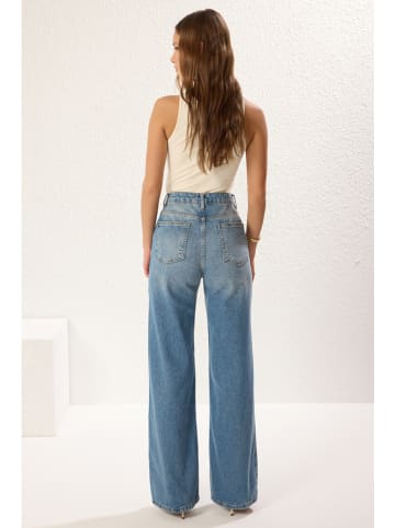 trendyol Spijkerbroek - comfort fit - blauw