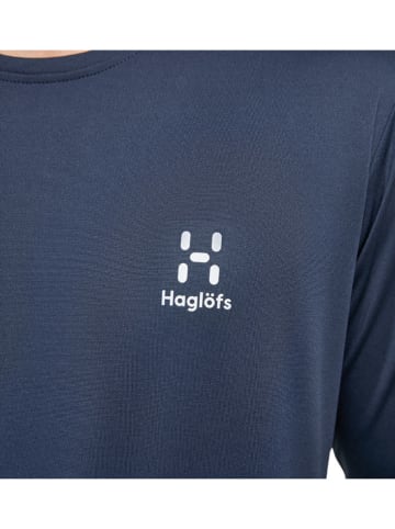 Haglöfs Koszulka funkcyjna w kolorze granatowym