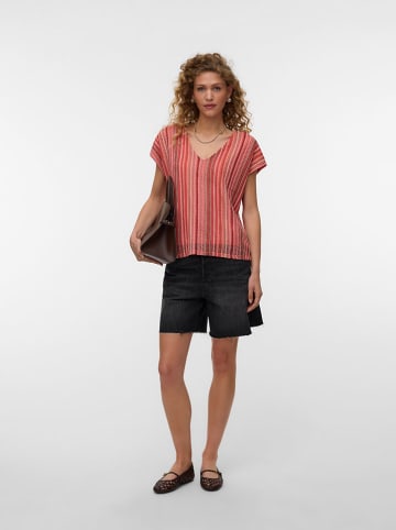 Vero Moda Koszulka w kolorze czerwono-białym