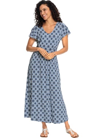 WITT WEIDEN Kleid in Blau/ Weiß