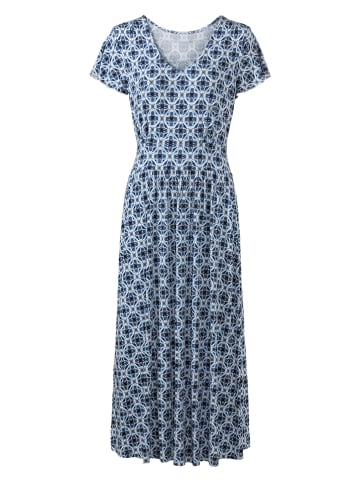 WITT WEIDEN Kleid in Blau/ Weiß