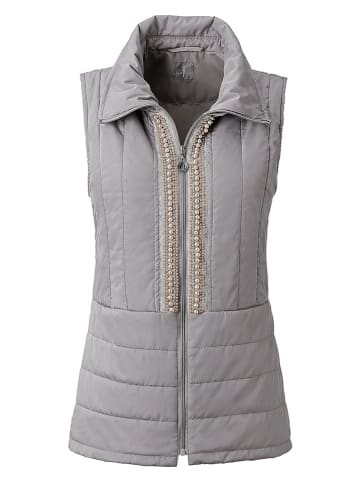 WITT WEIDEN Doorgestikte bodywarmer grijs