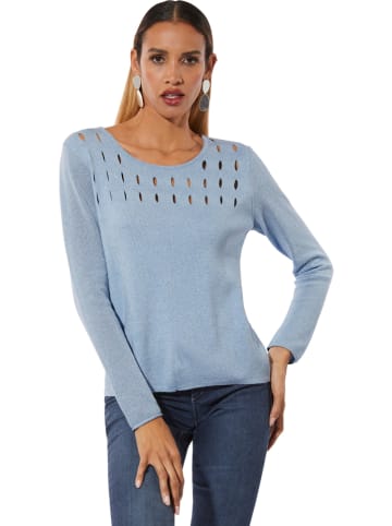 creation L Sweter w kolorze błękitnym
