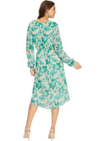 WITT WEIDEN Kleid in Türkis/ Weiß