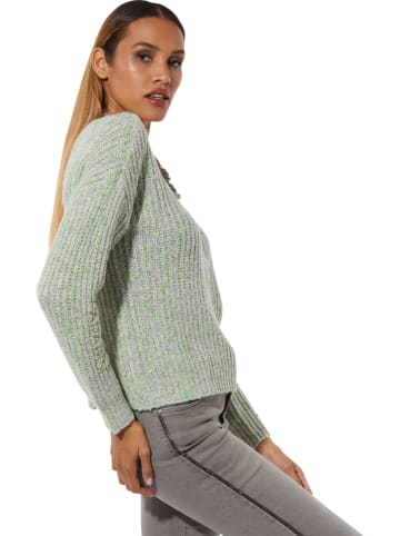 creation L Sweter w kolorze zielono-błękitnym