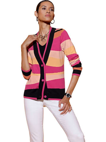 creation L Cardigan in Pink/ Schwarz