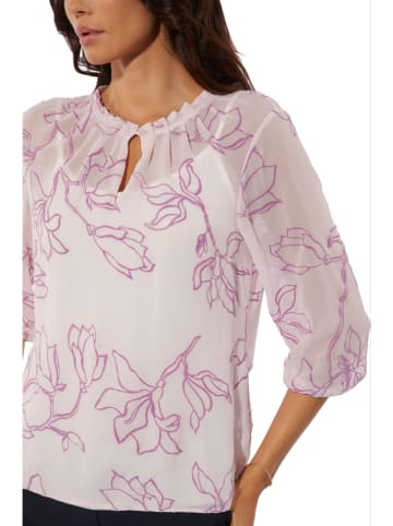 creation L Blouse wit/paars