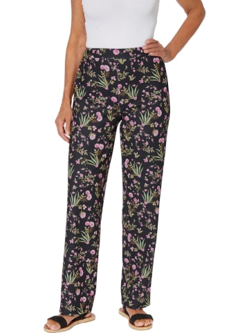 WITT WEIDEN Hose in Schwarz/ Rosa