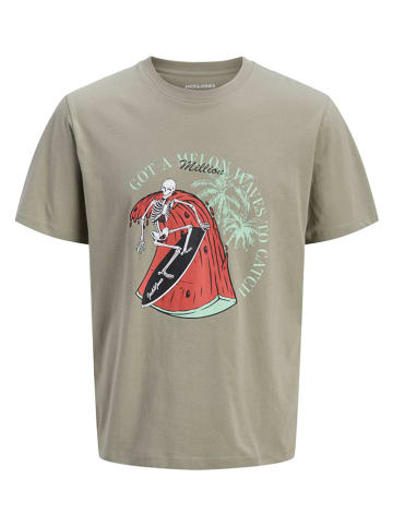 Jack & Jones Koszulka "King" w kolorze khaki