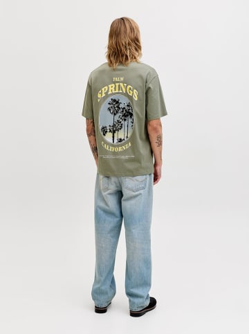 Jack & Jones Koszulka "City" w kolorze khaki