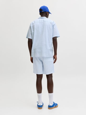 Jack & Jones Koszula "Milo" - Loose fit - w kolorze błękitnym