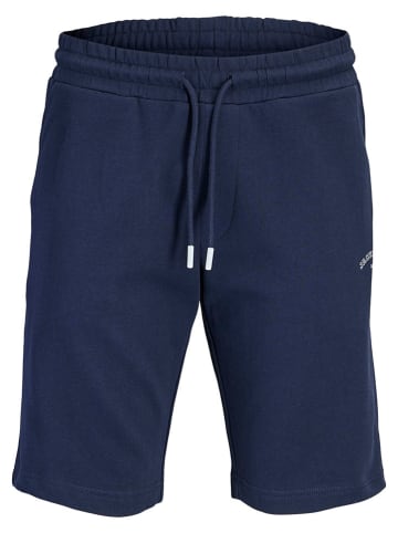 Jack & Jones Szorty dresowe "Gordon" w kolorze granatowym
