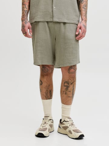 Jack & Jones Szorty "Jaiden" w kolorze khaki