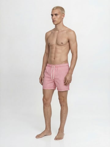 Jack & Jones Badeshorts "Maui" in Rot/ Weiß