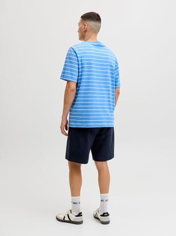 Jack & Jones Szorty dresowe "Karl" w kolorze granatowym