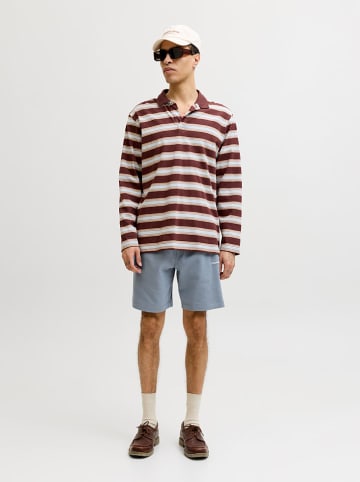 Jack & Jones Szorty dresowe "Karl" w kolorze błękitnym