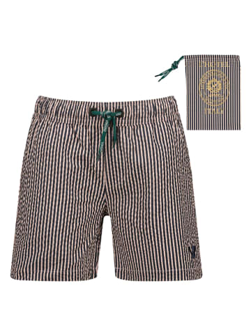 Vingino Badeshorts in Beige/ Schwarz