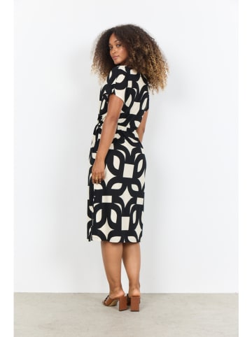 soyaconcept Kleid in Creme/ Schwarz