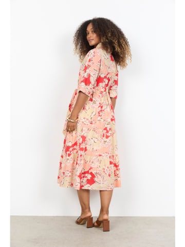 soyaconcept Kleid in Rosa/ Beige