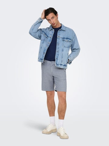 ONLY & SONS Szorty chino "Onsmark" w kolorze szarym