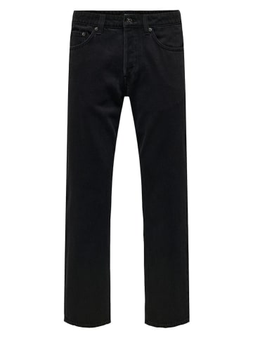 ONLY & SONS Spijkerbroek "Onsedge" - regular fit - zwart