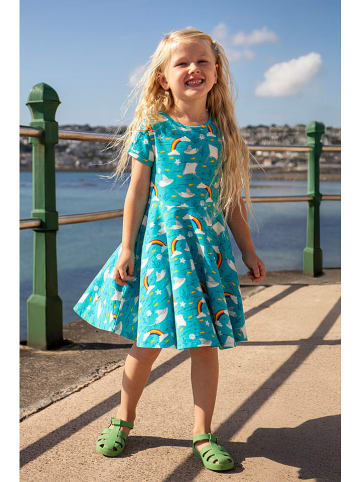 Frugi Sukienka "Spring" w kolorze błękitnym