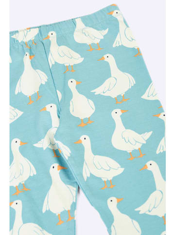 Frugi Leggings "Libby" in Hellblau/ Weiß