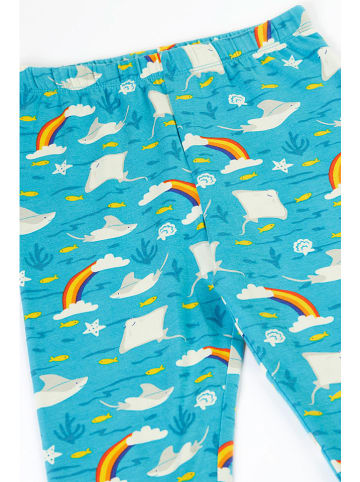 Frugi Leggings "Libby" in Hellblau/ Bunt