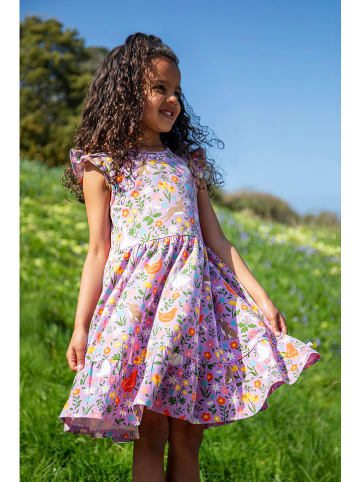 Frugi Jurk "Olivia" lichtroze/meerkleurig