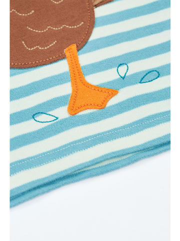 Frugi Shirt in Hellblau/ Weiß