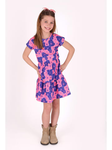 B.Nosy Jurk "Darla" blauw/roze