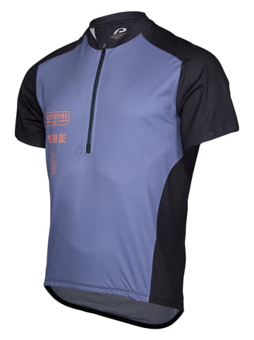 Protective Fietsshirt "Highwayman" blauw/zwart