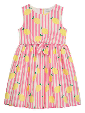 Danamade Kleid in Rosa/ Weiß/ Gelb