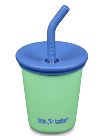Klean Kanteen Kubek dziecięcy "Kanteen Kid" w kolorze zielono-niebieskim - 296 ml