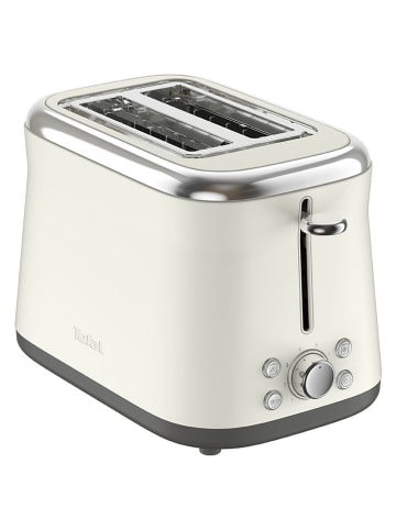 Tefal Dubbele broodrooster wit/zilverkleurig