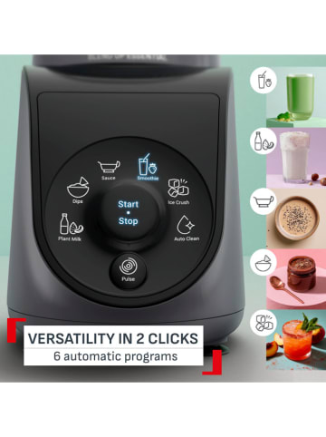 Tefal Mini-Standmixer "Blend Up Essential" in Grau/ Schwarz