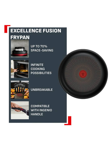 Tefal Braadpan "Ingenio Excellence Fusion" zwart - Ø 24 cm